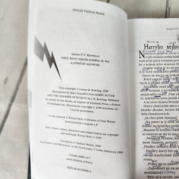 Harry Potter A Tajemna Komnata -The Chamber of Secrets Czechoslovakia Edition - Picture 3 of 9